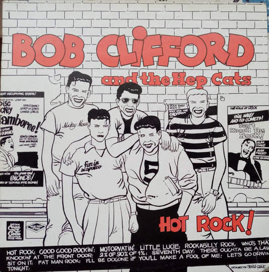 Bob Clifford And The Hep Cats : Hot Rock! (LP, Album)