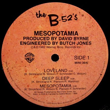 The B-52's : Mesopotamia (LP, MiniAlbum, Los)