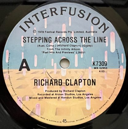 Richard Clapton : Stepping Across The Line (7", Single)
