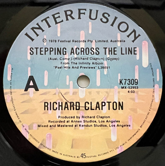 Richard Clapton : Stepping Across The Line (7", Single)