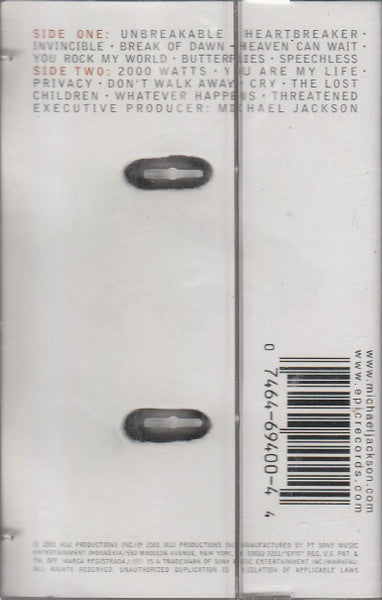 Michael Jackson : Invincible (Cass, Album)