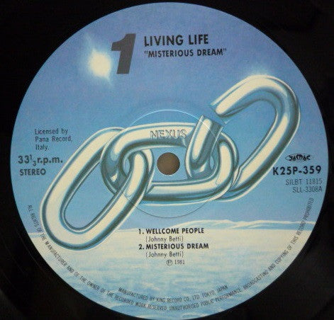Living Life : Mysterious Dream (LP, Album, RE)