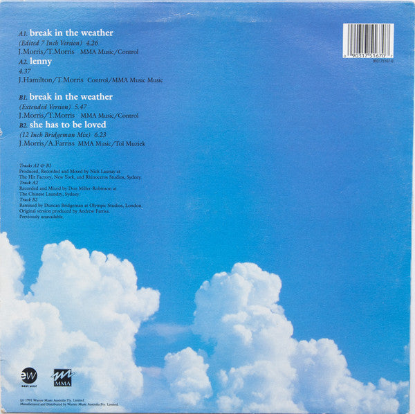 Jenny Morris : Break In The Weather (12")