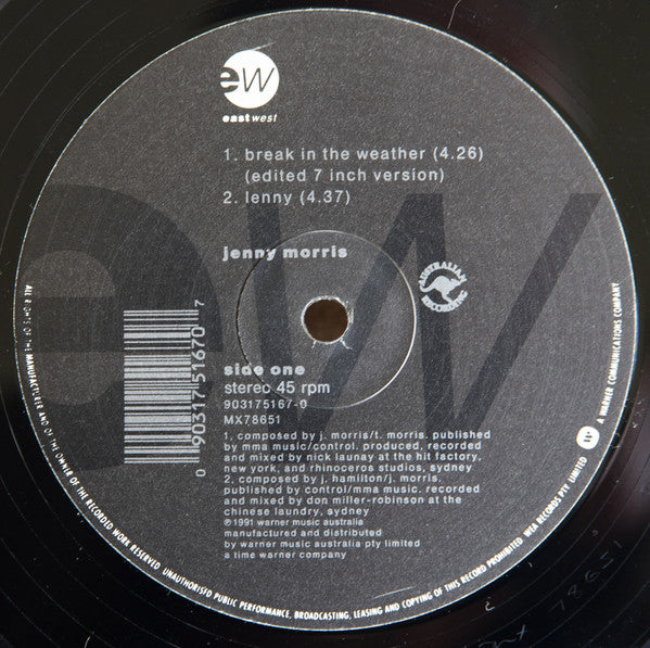Jenny Morris : Break In The Weather (12")