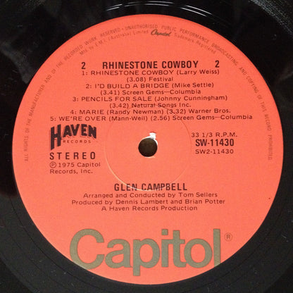 Glen Campbell : Rhinestone Cowboy (LP, Album)
