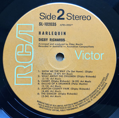 Digby Richards : Harlequin (LP, Album)