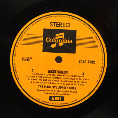 The Master's Apprentices : Nickelodeon (LP, Album)