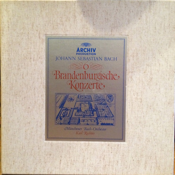 Johann Sebastian Bach, Münchener Bach-Orchester, Karl Richter : 6 Brandenburgische Konzerte (2xLP + Box)