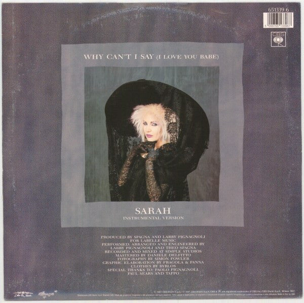 Spagna* : Sarah (12")