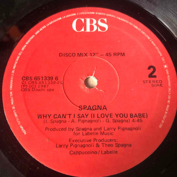 Spagna* : Sarah (12")