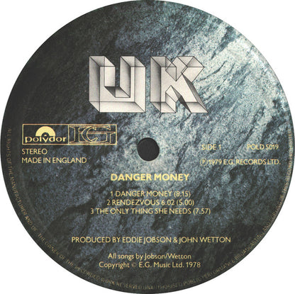 UK (3) : Danger Money (LP, Album)