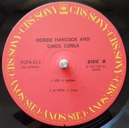 Herbie Hancock And Chick Corea : Herbie Hancock And Chick Corea (LP, Album)