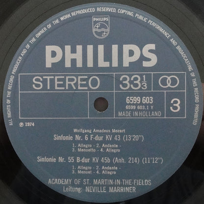 Wolfgang Amadeus Mozart - The Academy Of St. Martin-in-the-Fields, Sir Neville Marriner : The Early Symphonies (8xLP, Album + Box, Comp)