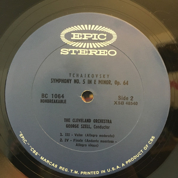 Pyotr Ilyich Tchaikovsky - George Szell, The Cleveland Orchestra : Symphony No. 5 in E Minor, Op. 64 (LP, Album)