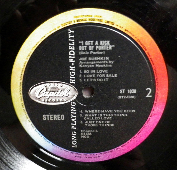 Joe Bushkin : I Get A Kick Out Of Porter (LP, Album)