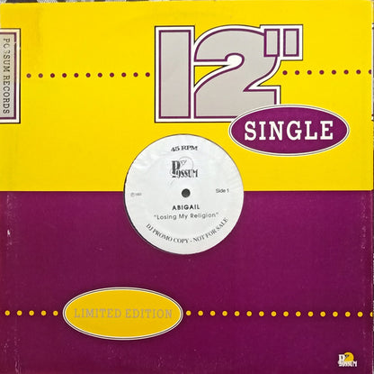 Abigail : Losing My Religion (12", Promo)