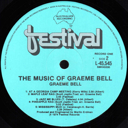 Graeme Bell : The Music Of Graeme Bell (Featuring Ragtime, Jazz & Cakewalks) (2xLP, Album)