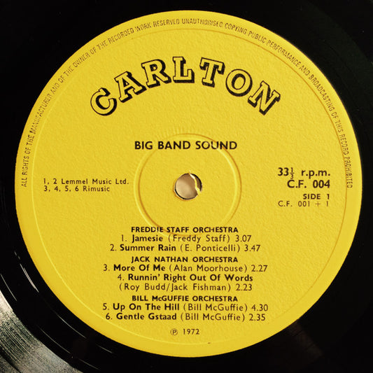 Various : Big Band Sound/Strings And Latin Sound (LP)