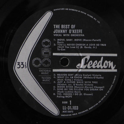 Johnny O'Keefe : The Best Of Johnny O'Keefe (LP, Comp, Mono)