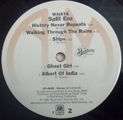 Split Enz : Waiata (LP, Album, Pin)
