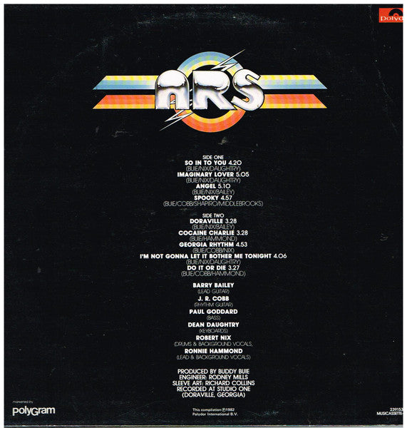 Atlanta Rhythm Section : The Best Of Atlanta Rhythm Section (LP, Comp)