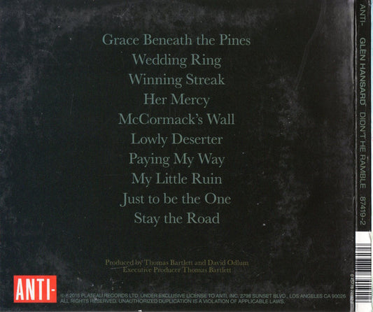 Glen Hansard : Didn't He Ramble  (CD, Album)