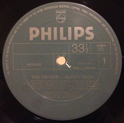 Buddy Rich : The Driver (LP, Album)