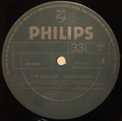 Buddy Rich : The Driver (LP, Album)