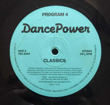 Various : Dance Power - Program 4 (12", Mixed, Unofficial)