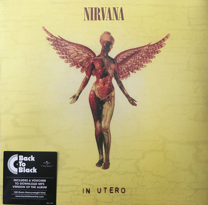 Nirvana : In Utero (LP, Album, RP, 180)