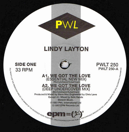 Lindy Layton : We Got The Love (The '93 Remixes) (12", Single)