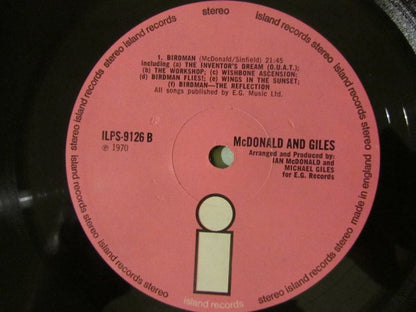 McDonald And Giles* : McDonald And Giles (LP, Album, Gat)