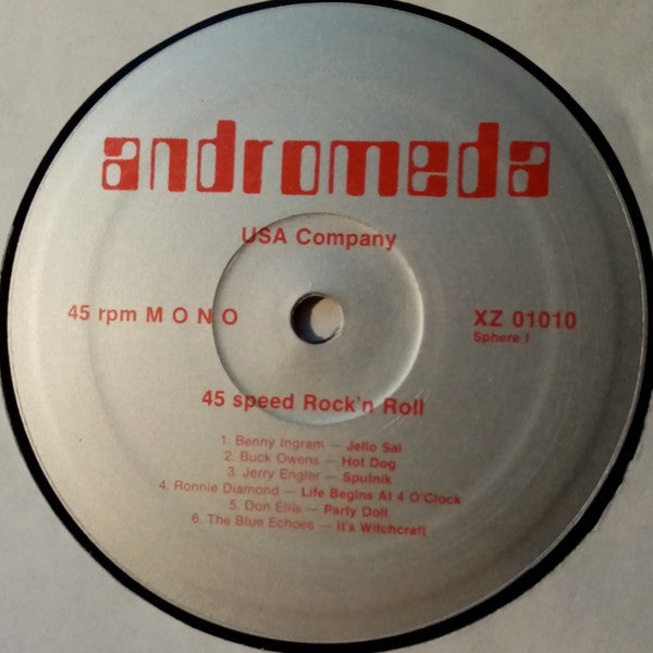 Various : 45 Speed Rock' N Roll (LP, Comp, Mono)