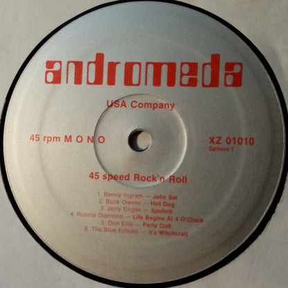 Various : 45 Speed Rock' N Roll (LP, Comp, Mono)