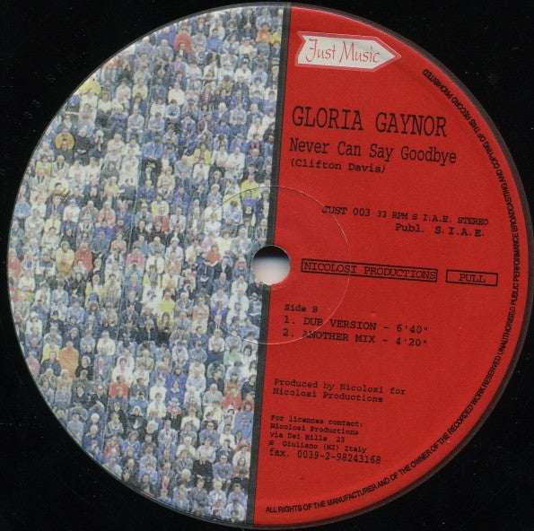 Gloria Gaynor : Never Can Say Goodbye '97 (12")
