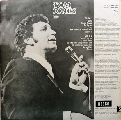 Tom Jones : Delilah (LP, Album)