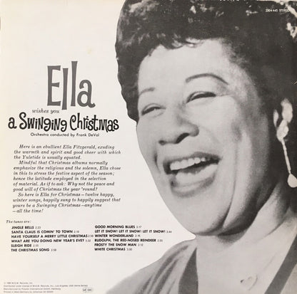 Ella Fitzgerald : Ella Wishes You A Swinging Christmas (LP, Album, RE)