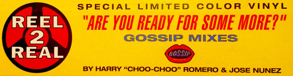 Reel 2 Real : Are You Ready For Some More? (Remixes) (12", Ltd, Blu)