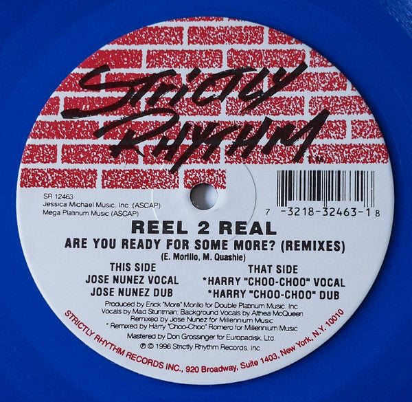 Reel 2 Real : Are You Ready For Some More? (Remixes) (12", Ltd, Blu)