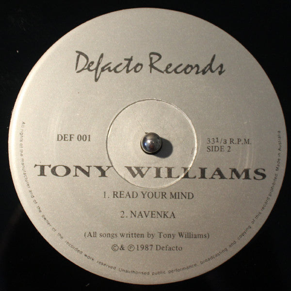 Tony Williams (18) : Tony Williams (LP, MiniAlbum)