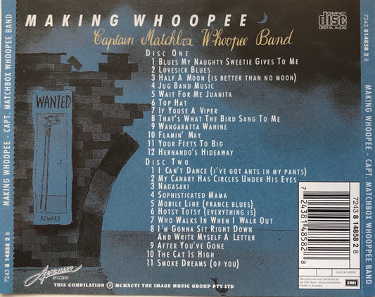 Captain Matchbox Whoopee Band : Making Whoopee (2xCD, Comp)