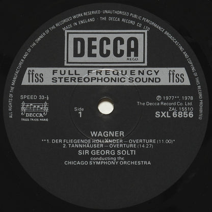 Richard Wagner, Chicago Symphony Orchestra, Georg Solti : Overtures ∙ Preludes & Liebestod (LP)