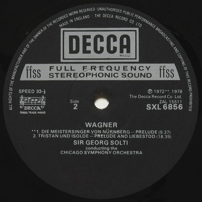 Richard Wagner, Chicago Symphony Orchestra, Georg Solti : Overtures ∙ Preludes & Liebestod (LP)