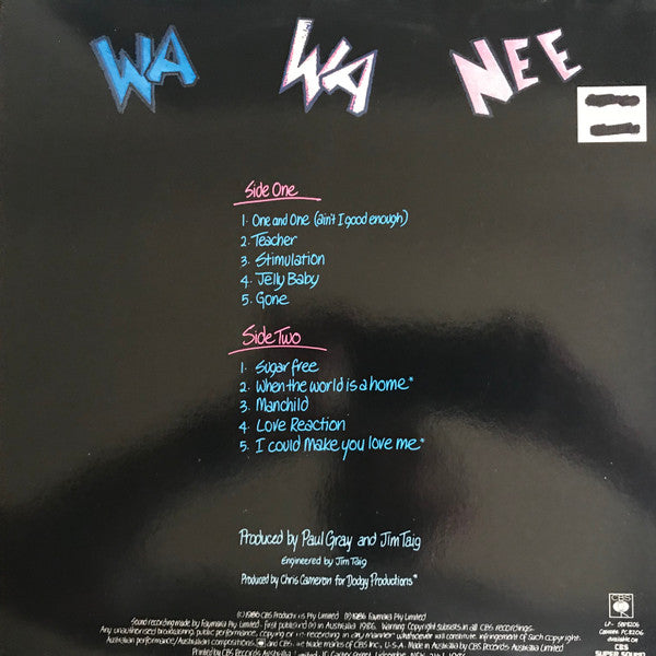 Wa Wa Nee : Wa Wa Nee (LP, Album)