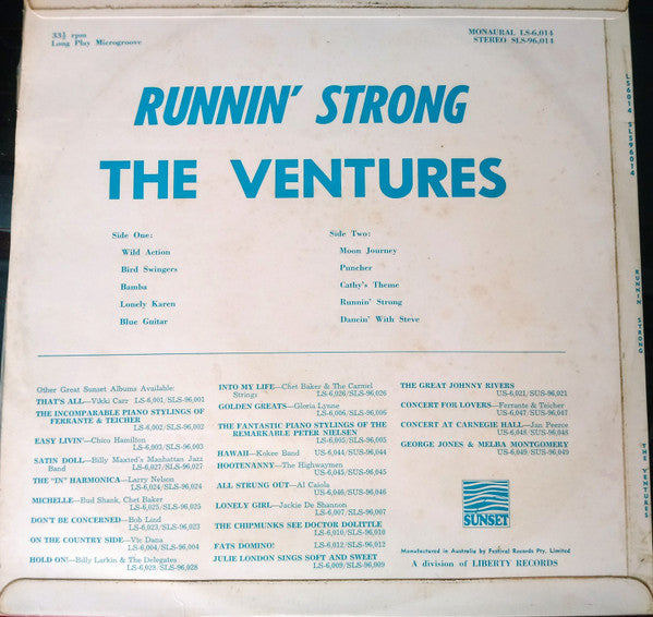 The Ventures : Runnin’ Strong (LP, Comp)