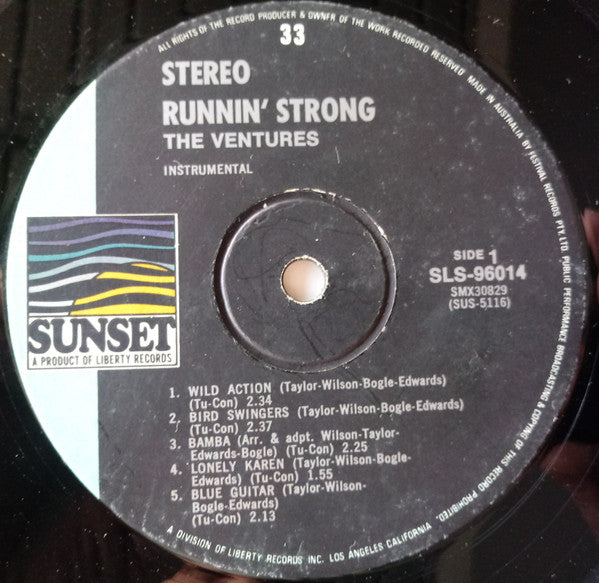 The Ventures : Runnin’ Strong (LP, Comp)