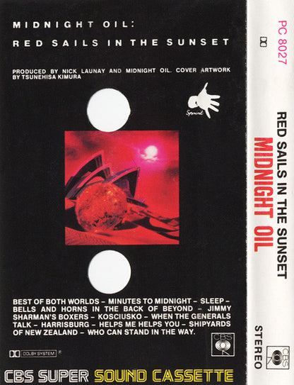 Midnight Oil : Red Sails In The Sunset (Cass)