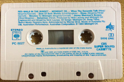 Midnight Oil : Red Sails In The Sunset (Cass)