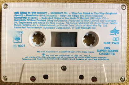 Midnight Oil : Red Sails In The Sunset (Cass)