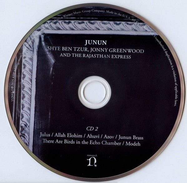 Shye Ben Tzur*, Jonny Greenwood and The Rajasthan Express : Junun (2xCD, Album)